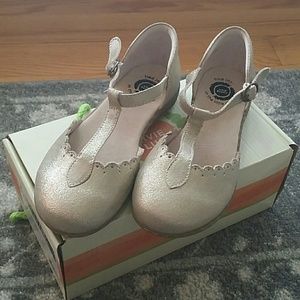 Livie and Luca Gold Shimmer Shoes Size 12